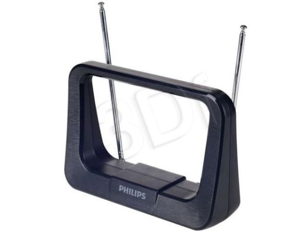 Philips SDV1226/12, Sort, 1,8 m, FM, UHF, VHF, 1 stykker, 28 dB