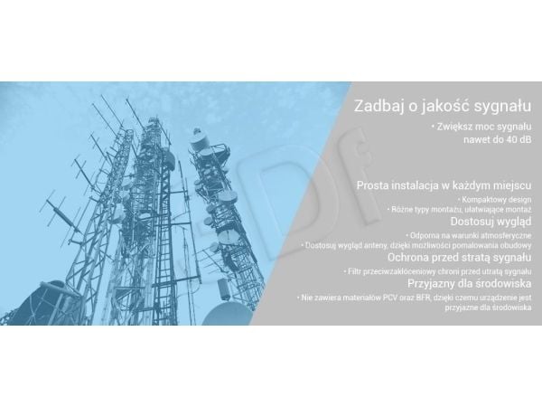 Philips SDV8622 - Antenne - TV, radio - innendørs / utendørs