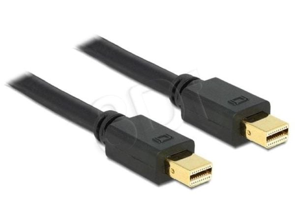 Delock - DisplayPort-kabel - Mini DisplayPort (hann) til Mini DisplayPort (hann) - 2 m - svart