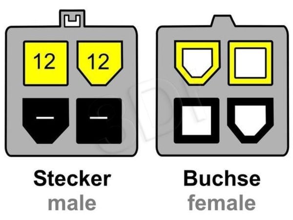 Delock - Förlängningskabel för ström - 4 pin ATX12V (hane) till 4 pin ATX12V (hona) - 15 cm