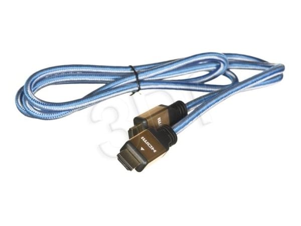 iBOX HD04 - HDMI-kaapeli - HDMI uros HDMI uros - HDMI uros - 1,5 m - sininen - 4K-tuki