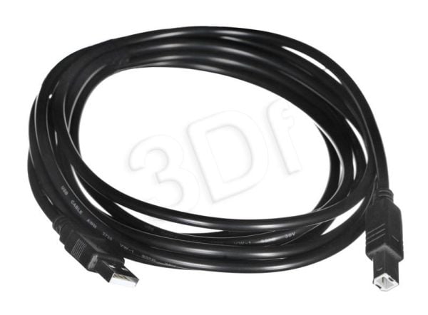 iBOX - Tulostinkaapeli - USB (uros) - USB Type B (uros) - 3 m - musta