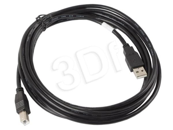 Lanberg - USB-kabel - USB (hann) til USB-type B (hann) - USB 2.0 - 3 m - svart