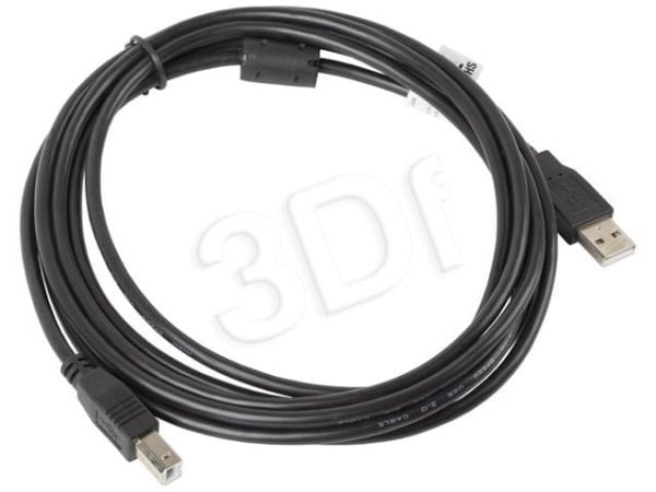 Lanberg - USB-kabel - USB (hann) til USB-type B (hann) - USB 2.0 - 3 m - svart