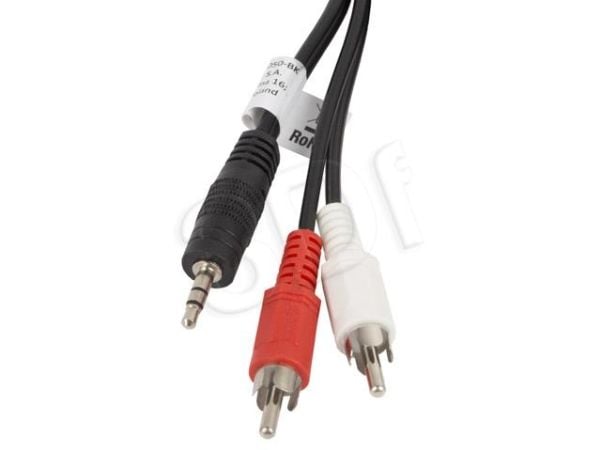 Lanberg - Lydkabel - mini-phone stereo 3.5 mm hann til RCA x 2 hann - 5 m - svart
