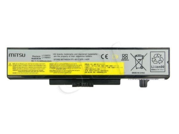 MiTSU BC/LE-Y480 - Batteri til bærbar PC (tilsvarer: Lenovo 45N1043, Lenovo 45N1049, Lenovo L11L6Y01, Lenovo 45N1048, Lenovo L11L6F01, Lenovo L11L6...