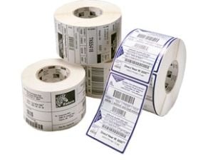 Zebra Z-Select 2000T - Matte - permanent akryllisk klæbemiddel - 6,3 millioner - hvit - 25,4 x 63,5 mm 41440 etikett(r) (8 rulle(r) x 5180) etikett...