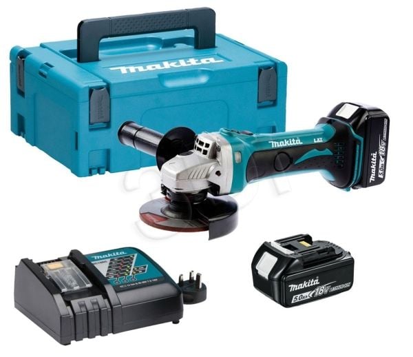 Makita 18V 115mm trådløs vinkelsliper (DGA452RTJ)