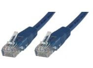 MicroConnect - Nettverkskabel - RJ-45 (hann) til RJ-45 (hann) - 1.5 m - UTP - CAT 5e - med støvel - blå