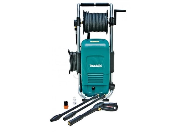 Makita HW151, Rett opp, 10 m, 5 m, Svart, Blå, 498 l/t, 140 stang