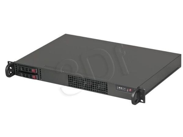 Supermicro SC510 T-203B - Rackmonterbar 1U - micro ATX - SATA/SAS - hot-swap 200 watt - svart