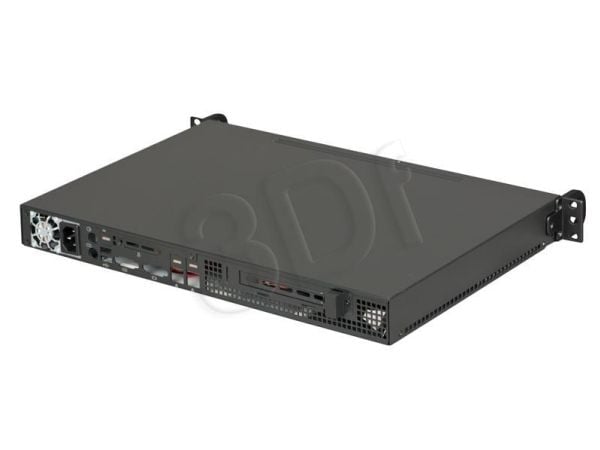 Supermicro SC510 T-203B - Rackmonterbar 1U - micro ATX - SATA/SAS - hot-swap 200 watt - svart