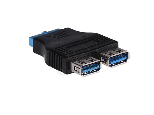 Akyga - USB-adapter - 19-pins USB 3.0-plugg (hunn) til USB-type A (hunn)