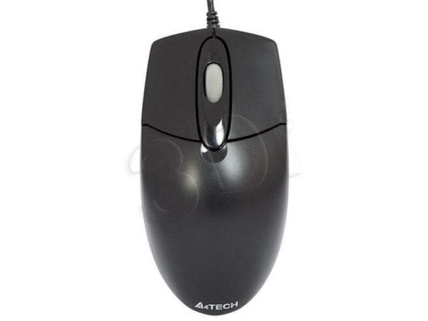 A4Tech OP-720, Optinen, USB A-tyyppi, 800 DPI, Musta