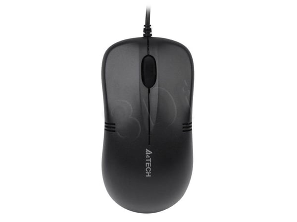 A4Tech V-Track Padless Mouse OP-560NU - Mus - optisk - 3 knapper - kablet - USB - svart