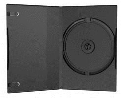 MediaRange - DVD-videoboks - kapasitet: 6 CD/DVD - svart (en pakke 50)