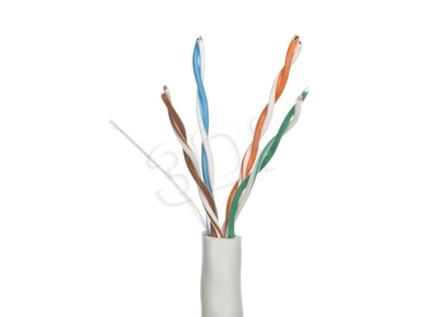 ALANTEC - Irtokaapeli - 305 m - UTP - CAT 5e - vaaleanharmaa