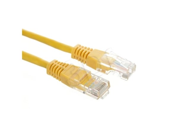 ALANTEC - Koblingskabel - RJ-45 (hann) til RJ-45 (hann) - 50 cm - UTP - CAT 5e - flertrådet - gul