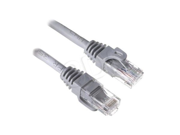 ALANTEC - Koblingskabel - RJ-45 (hann) til RJ-45 (hann) - 50 cm - UTP - CAT 5e - flertrådet - grå