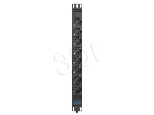 Triton RAB-PD-X02-A1, Perus, 1U, Musta, 8 AC-pistorasia(a), Tyyppi E / F, 2 m
