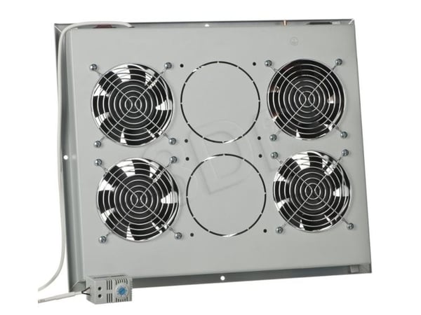 Triton - Systemviftebrett - med 4 kjølevifter, termostat - AC 230 V