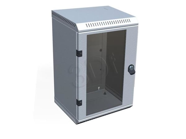 Triton Delta B - Skap - veggmonterbar - RAL 7035 - 6U - 10"