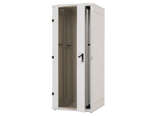 Triton 19" Delta RZ Rack 42U/800x1000 lasiovi, Fritstående reol, 400 kg, 110,8 kg, Grå