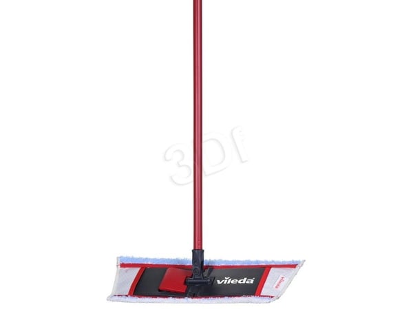 Vileda 4023103000032, Laminat, Fliser, Tre, Våt, Plast, Rød, Hvit, 430 mm, 370 mm