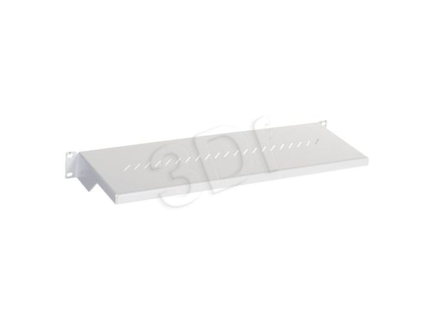 Triton Shelf with perforation 1U 150mm, Kerman väri, Harmaa