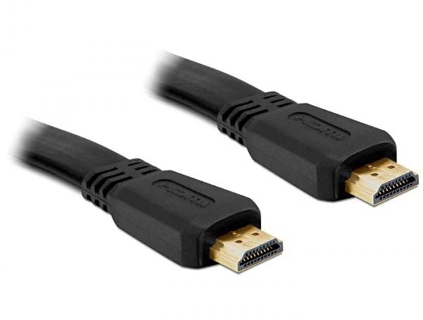 DeLOCK 82669, 1 m, HDMI Type A (Standard), HDMI Type A (Standard), 10,2 Gbit/sek., Svart