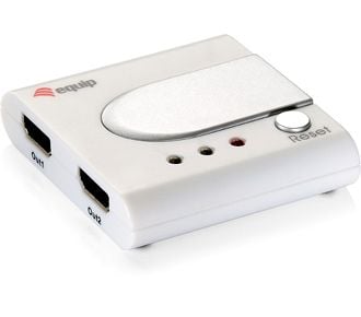 Equip 332712, HDMI, 2x HDMI, 4096 x 2160 piksler, Sort, 340 MHz, 480i, 480p, 720p, 1080i, 1080p