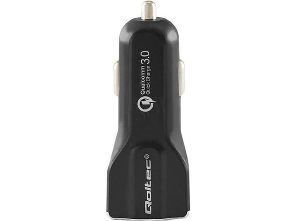 Qoltec - Autovirtasovitin - QC 3.0 (USB)