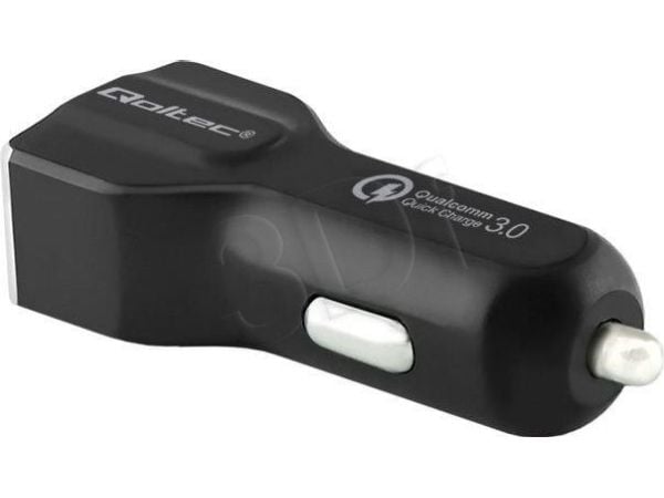 Qoltec - Autovirtasovitin - QC 3.0 (USB)