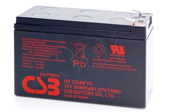 CSB HR1234WF2 - UPS-batteri - 1 x batteri - blysyre - 9 Ah