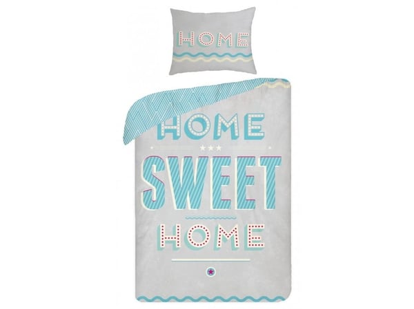 Home Sweet Home 2i1 Design sengetøj - 100 Procent Bomuld