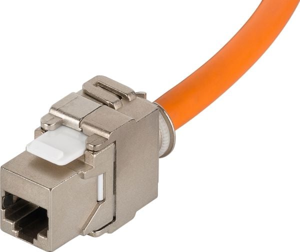 Goobay 58938, 90 m, Cat7a, S/FTP (S-STP), RJ-45, RJ-45, Oransje