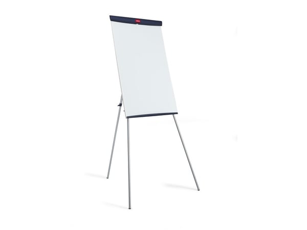 Nobo Basic - Staffeli - gulvstående - melamin - ikke-magnetisk - hvit