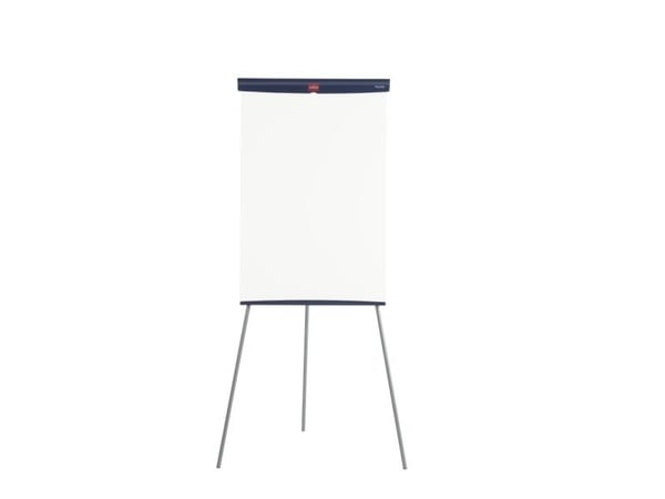 Nobo Basic - Staffeli - gulvstående - melamin - ikke-magnetisk - hvit