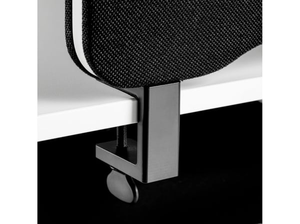 Bordskærm, Lintex Edge, sort, 700x1800