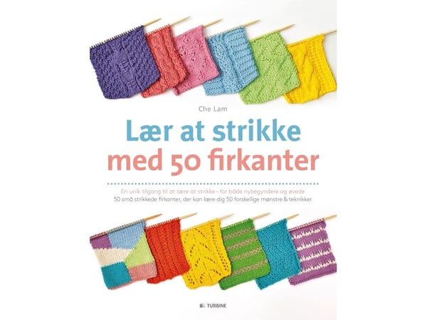 Lær å strikke med 50 ruter | Che Lam | Språk: Dansk