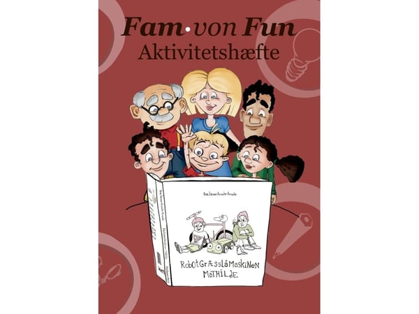 Fam. von Fun - aktivitetshefte til robotgressklipperen Mathilde | Språk: Dansk