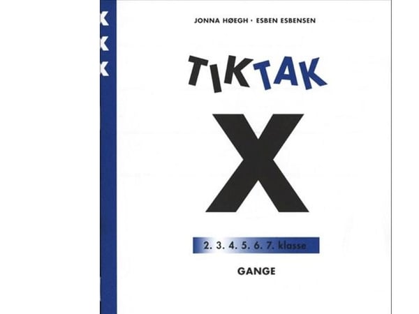 Matematik-Tak 3. kl. x-serien, Gange | Jonna Høegh, Esben Esbensen | Språk: Dansk