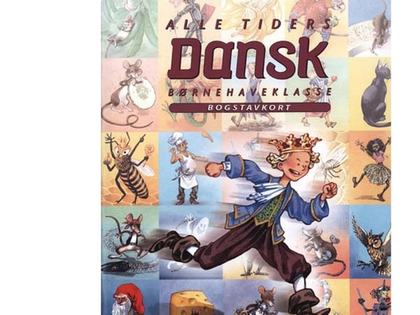 Alla tiders danska Bnkl. bokstavskort | Språk: Danska