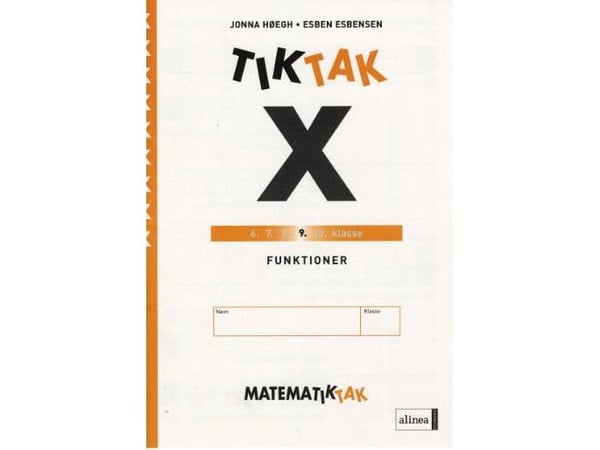 Matematiikka-Tak 9.kl. x-sarjat, funktiot | John Frentz | Kieli: Tanska