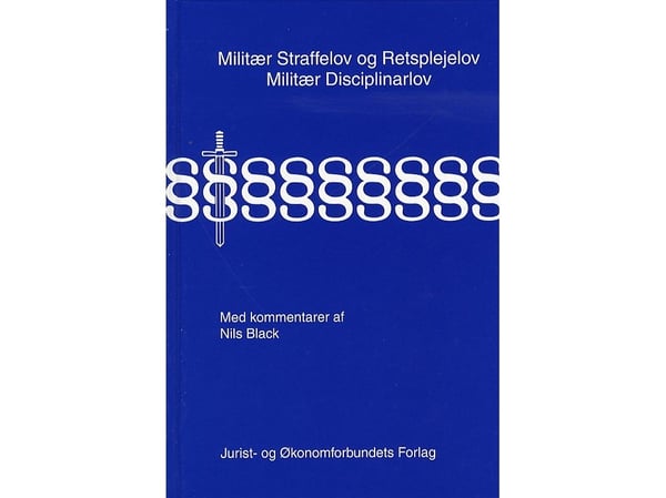 Militær straffelov og rettergangslov | Black N | Språk: Dansk