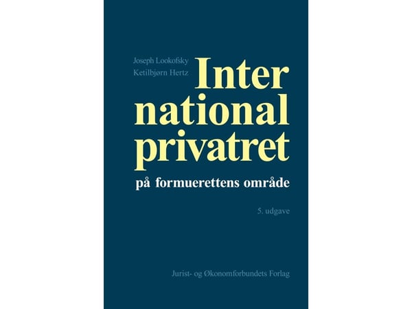 Internationell privaträtt | Joseph Lookofsky & Ketilbjørn Hertz | Språk: Danska