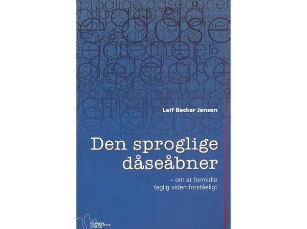Språklig boksåpner | Leif Becker Jensen | Språk: Dansk