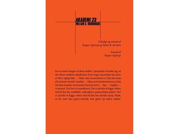 AKADEMI 23 | William S. Burroughs