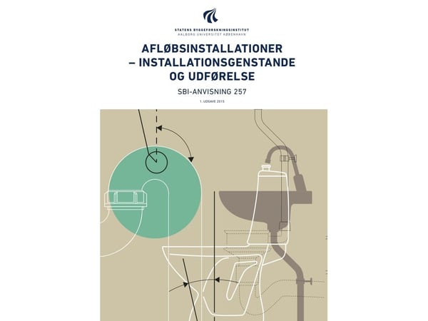 Anvisning 257: Avløpsinstallasjoner | Erik Brandt;Inge Faldager | Språk: Dansk