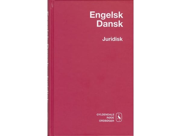 Engelsk-dansk juridisk ordbok | Helle Pals Frandsen | Språk: Dansk